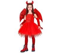 W WIDMANN MILANO Party Fashion - costume da bambino diavolo, abito, inferno, demone, costume di Halloween