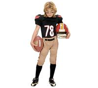 W WIDMANN MILANO Party Fashion - costume da bambino giocatore di football americano, atleta, scuola superiore, festa a tema, costumi in maschera