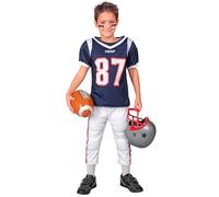 W WIDMANN MILANO Party Fashion - Costume da calcio americano per bambini, atleti, scuole superiori, feste a tema, costumi di carnevale