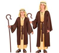W WIDMANN MILANO Party Fashion - costume da bambino Giuseppe, pastore, tunica, rappresentazione della natività, figura della Bibbia, pastore, costumi di carnevale