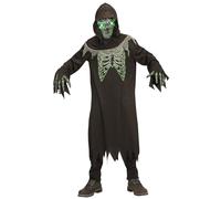W WIDMANN MILANO Party Fashion - Costume da bambino Grim Reaper, mietitore, demone, scheletro