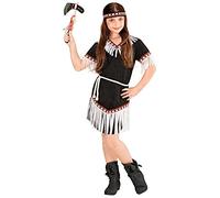 W WIDMANN MILANO Party Fashion - costume da bambino indiano, vestito, figlia del capo, selvaggio west, costumi in maschera