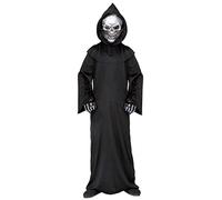 Widmann Costume da Morte con Maschera Teschio - 128 cm / 5 - 7 anni