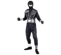 W WIDMANN MILANO Party Fashion - Costume bambino Mirror Ninja, combattente, carnevale, Halloween