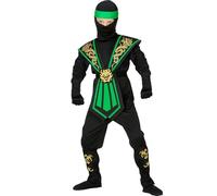 W WIDMANN MILANO Party Fashion - Costume da bambino ninja, combattente, guerriero giapponese, costumi in maschera