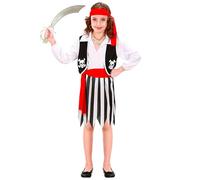 COSTUME VESTITO PIRATESSA TG. 11/13 ANNI WIDMANN CARNEVALE