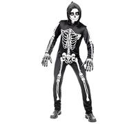 Widmann Skeleton (Hooded Overalls) (104 cm / 2-3 Years) Black