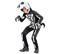 W WIDMANN MILANO Party Fashion - costume da bambino Scheletro di tirannosauro, tuta, dinosauro, Halloween, carnevale