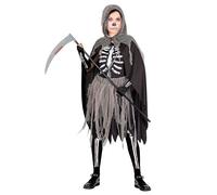 W WIDMANN MILANO Party Fashion - Costume da bambino scheletro, vestito, Tristo Mietitore, costume di Halloween