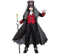 W WIDMANN MILANO Party Fashion - Costume da bambino Signore dei vampiri, gotico, succhiasangue, conte oscuro