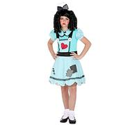 W WIDMANN MILANO Party Fashion - costume da bambola per bambini, gotico, ragazza dark, psicopatica, Halloween, carnevale