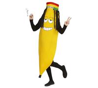 W WIDMANN MILANO Party Fashion - Costume da banana rastafariana, festa in maschera, carnevale