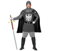 Widmann Knight (Coat With Cape, Belt, Hood) (S) Grey