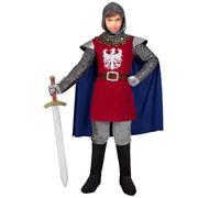 W WIDMANN MILANO Party Fashion - Costume per bambini Cavaliere, Principe, Re, Medioevo, Guerriero, Costumi di Carnevale, Festa a tema