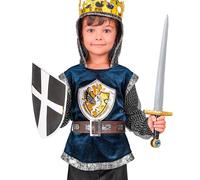 W WIDMANN MILANO Party Fashion - Costume da cavaliere per bambini, set medievale in 2 pezzi per carnevale