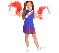 Widmann 03078 - Costume da Cheerleader, in Taglia 11/13 Anni - 158 Centimetri