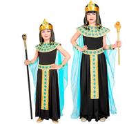 W WIDMANN MILANO Party Fashion - Costume da Cleopatra per bambini, abito, regina egiziana, costumi in maschera