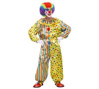 Widmann Milano - Costume da clown Party Fashion - tuta con colletto, carnevale