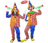 W WIDMANN MILANO Party Fashion - costume da clown, circo, giullare, carnevale per bambini