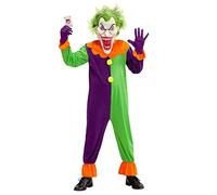 W WIDMANN MILANO Party Fashion - Costume da clown malvagio per bambini, clown assassino, costumi in maschera, Halloween