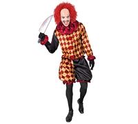 W WIDMANN MILANO Party Fashion - Costume horror clown, psicopatico, killer, travestimento Halloween