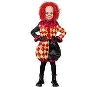 W WIDMANN MILANO Party Fashion - Costume da clown horror per bambini, costume di Halloween per bambini, costumi di carnevale