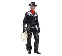 W WIDMANN MILANO Party Fashion - Costume da cowboy da rodeo, gilet, ghette, cintura, bandana, selvaggio west, sceriffo