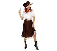 Widmann Costume Cowgirl Vestito Carnevale wild west ragazza rodeo Donna Party