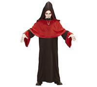 W WIDMANN MILANO Party Fashion - Costume da demone per bambini, tunica con cappuccio, vampiro, mietitore