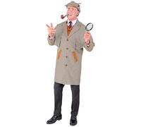 W WIDMANN MILANO Party Fashion - Costume da detective, cappotto, gilet e cappello, travestimento per carnevale o feste a tema