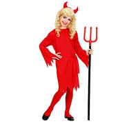 W WIDMANN MILANO Party Fashion - Costume bambino diavolo, demone, diavolo, Halloween, costumi in maschera, carnevale