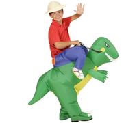 W WIDMANN MILANO Party Fashion - Costume da dinosauro per bambini, gonfiabile, dinosauro, festa in maschera, carnevale