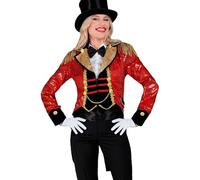 W WIDMANN MILANO Party Fashion - frac in paillettes direttore di circo, costume da donna, giacca, showgirl, costumi in maschera