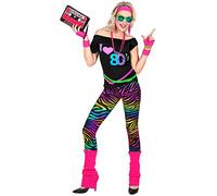 W WIDMANN MILANO Party Fashion - Costume 80s fashion girl, outfit cattivo gusto signore, outfit anni '80, costumi in maschera