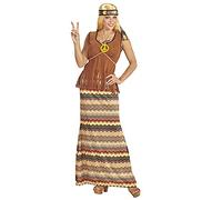 W WIDMANN MILANO Party Fashion - Costume da donna hippie, anni '60 Reggae, Flower Power