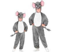 W WIDMANN MILANO Party Fashion - Costume da elefante per bambini, tuta in peluche, costume da animale, costumi in maschera