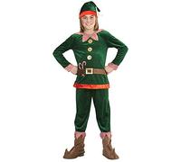 W WIDMANN MILANO Party Fashion - Costume da elfo per bambini, aiutante di Babbo Natale, costume di Natale