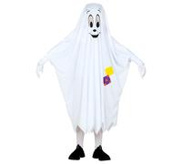 COSTUME VESTITO ABITO TRAVESTIMENTO CARNEVALE HALLOWEEN FANTASMA 4/13 ANNI-5225