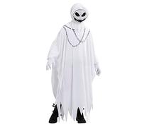 W WIDMANN MILANO Party Fashion - Costume da fantasma per bambini, mantello, maschera con cappuccio, fantasma, Halloween