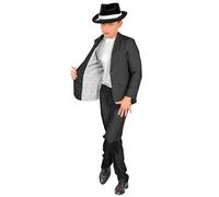 W WIDMANN MILANO Party Fashion - Costume da gangster per bambini, completo grigio con gessato, da boss mafioso, da casinò