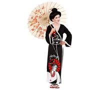 Costume Carnevale Bimba,Ragazza, Kimono Geisha Giapponese PS 19698