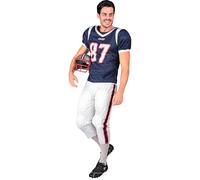 W WIDMANN MILANO Party Fashion - Costume da giocatore di football americano, sportivo, liceale, costumi di carnevale