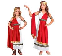 W WIDMANN MILANO Party Fashion - costume da imperatrice romana per bambini, abito, dea, costumi in maschera