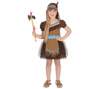 W WIDMANN MILANO Party Fashion - Costume da indiana, vestito con tutù, fascia, Far West, Carnevale