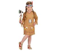 W WIDMANN MILANO Party Fashion - Costume da indiano per bambino, vestito e fascia con piume, Wild West, festa a tema, carnevale