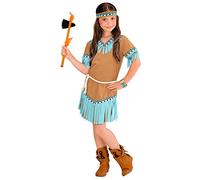 COSTUME VESTITO ABITO TRAVESTIMENTO CARNEVALE BAMBINA INDIANA