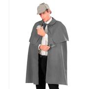 W WIDMANN MILANO Party Fashion - Costume da investigatore, mantello con cappuccio, spia, mantello, festa a tema, carnevale