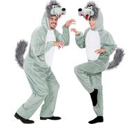 W WIDMANN MILANO Party Fashion - Costume da lupo, tuta, costume da animale, costumi in maschera