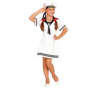 W WIDMANN MILANO Party Fashion - costume da marinaio per bambino, ragazza marina, marina, uniforme, vestito in maschera, carnevale