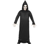 W WIDMANN MILANO Party Fashion - Costume da Mietitore per bambini, tunica nera, Tristo Mietitore, costumi di carnevale, Halloween